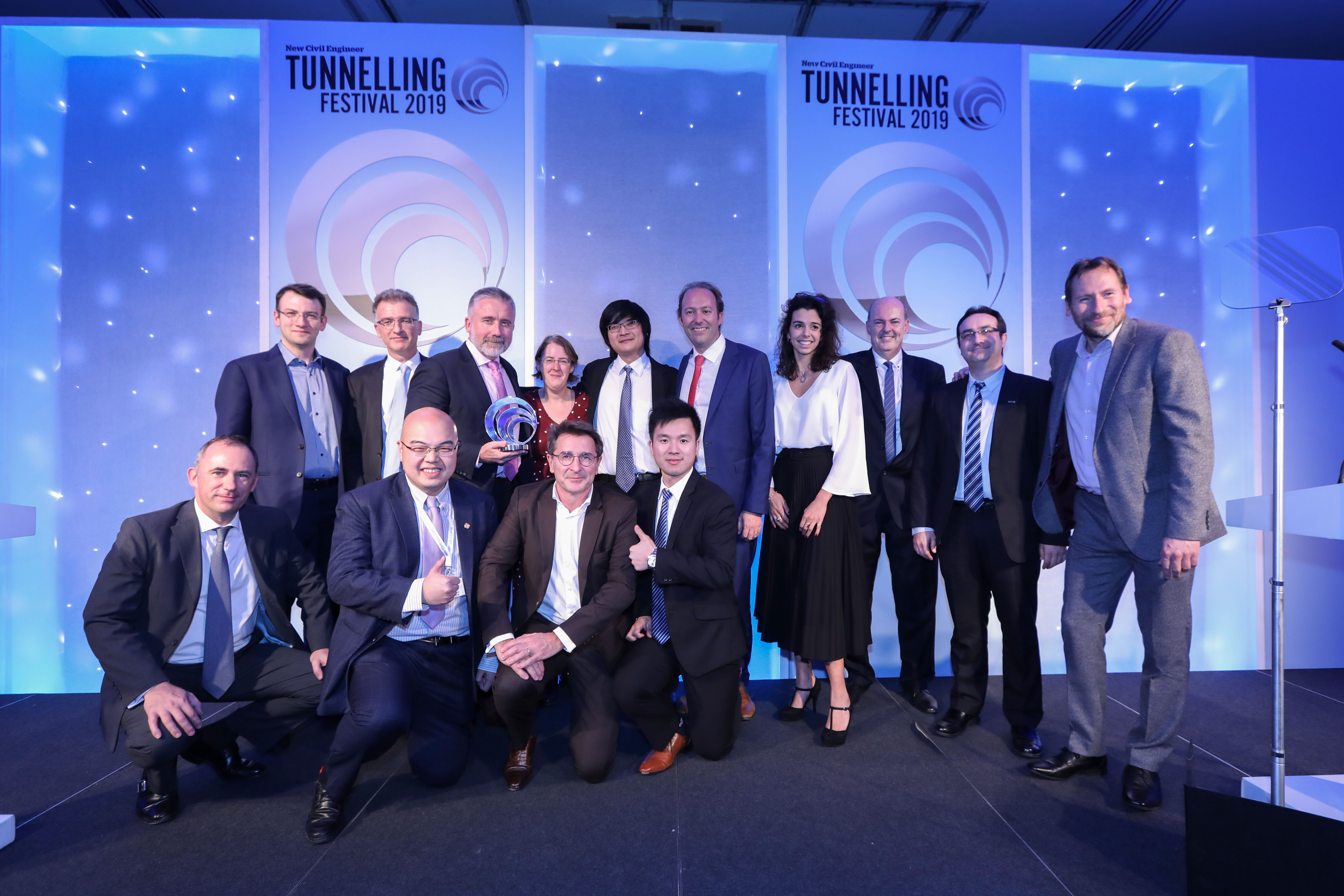 Project team of the Tuen Mun - Chek Lap Kok Link Northern Connection Sub-sea Tunnel Section was awarded the Tunnelling Team of the Year by New Civil Engineer.