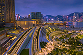 West Kowloon Station of the Hong Kong Section of Guangzhou-Shenzhen-Hong Kong Express Rail Link