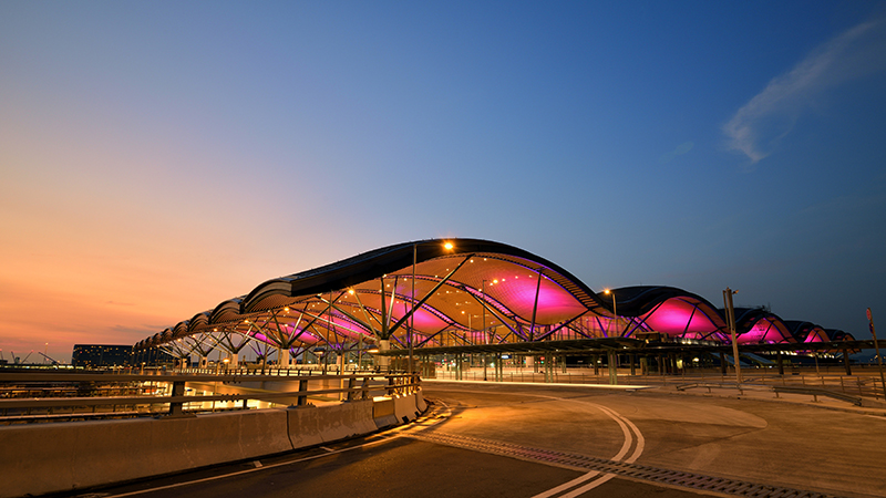 Hong Kong – Zhuhai – Macao Bridge Hong Kong Port Passenger Clearance Building Hong Kong – Zhuhai – Macao Bridge Hong Kong Port Passenger Clearance Building
