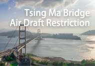 Tsing Ma Bridge Air Draft Restriction