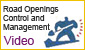 Road Openings Control and Management Video