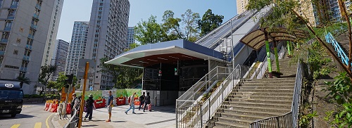 Lift and Pedestrian Walkway System between Tai Wo Hau Road and Wo Tong Tsui Street, Kwai Chung