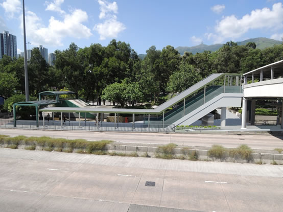 Modelling of Proposed Escalator and Covered Walkway  near Exit B of MTR Tai Wo Hau Station using BIM Technology (Jul-2018)