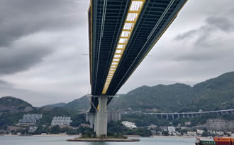 Part of the Soffit of Ting Kau Bridge