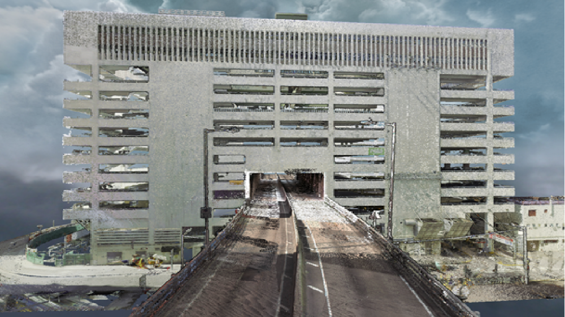 Point Cloud Model of Yau Ma Tei Carpark Building