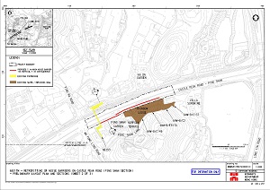 Layout Plan of Retrofitting of Noise Barriers on Castle Peak Road (Ping Shan Section)