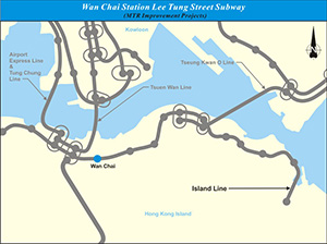 Wan Chai Station Lee Tung Street Subway