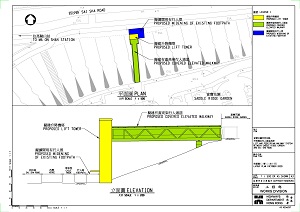 Lift and Pedestrian Walkway System between Saddle Ridge Garden and Sai Sha Road