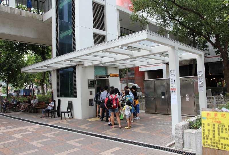 Footbridge across Nam Wan Road near Wan Tau Tong Estate at Tai Po District (Structure No. NF444)