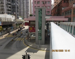 NF51 - Footbridge across Castle Peak Road - Kwai Chung Section near Wo Yi Hop Road