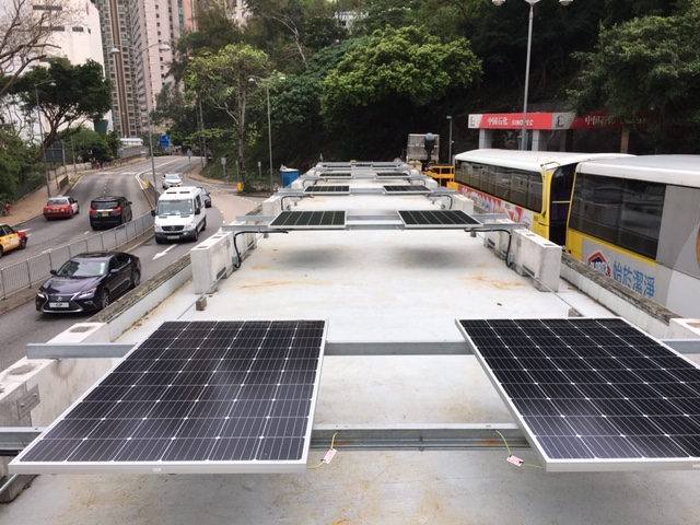 Photo 1: PV System on Subway HS21 at Pok Fu Lam