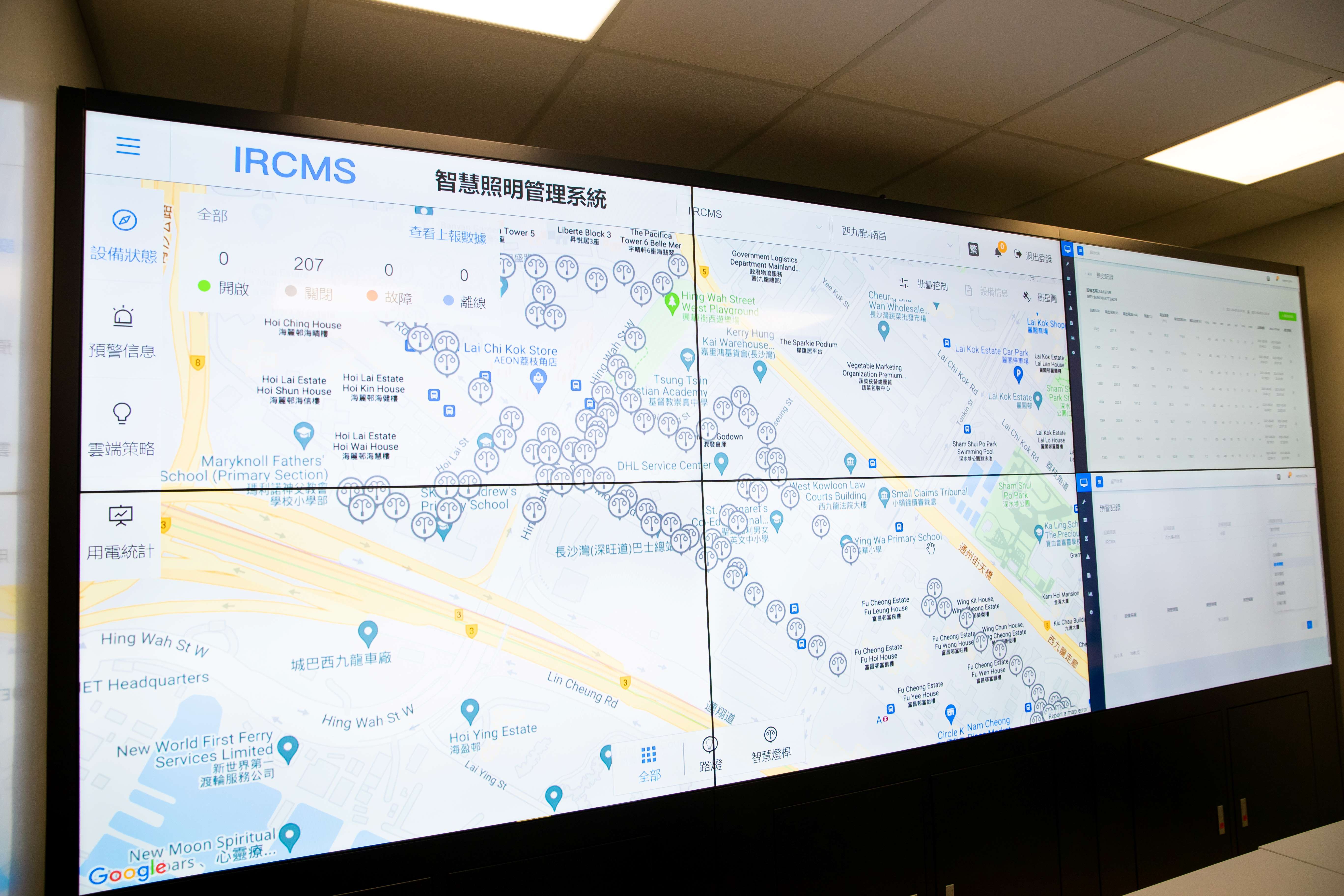 Photo 3: Control room for SLMS