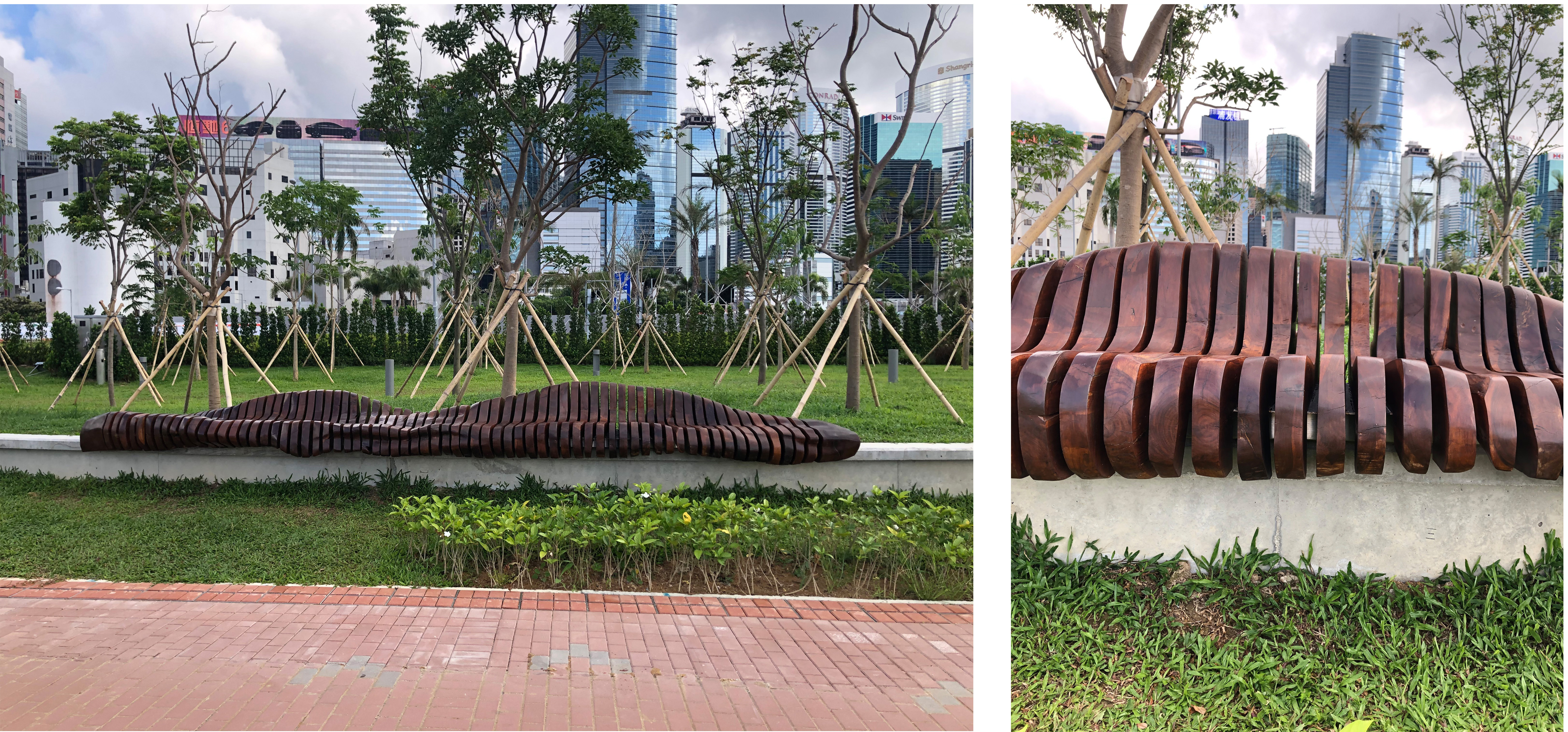 Acacia Bench at Wanchai Promenade