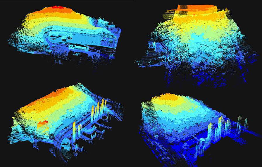 Point cloud data collected