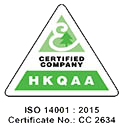 香港品质保证局 ISO 14001 认证标志