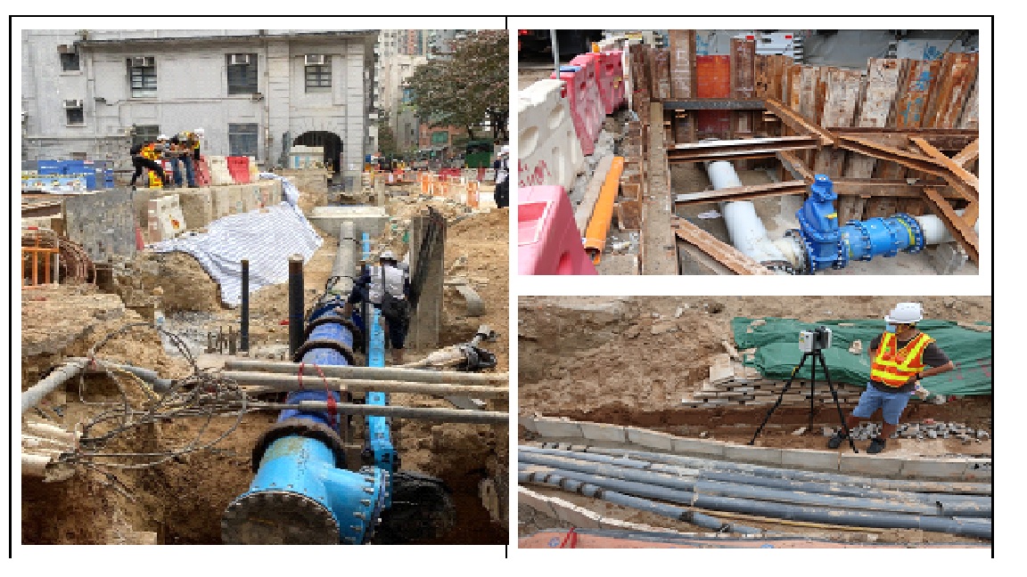 中九龙干线工程-挖掘壕坑地下公用设施