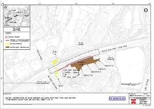 青山公路(屏山段)加建隔音屏障工程 – 平面图