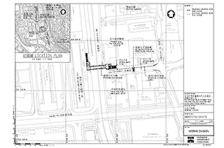 近前牛頭角警署的行人天橋及相關道路工程 - 平面圖